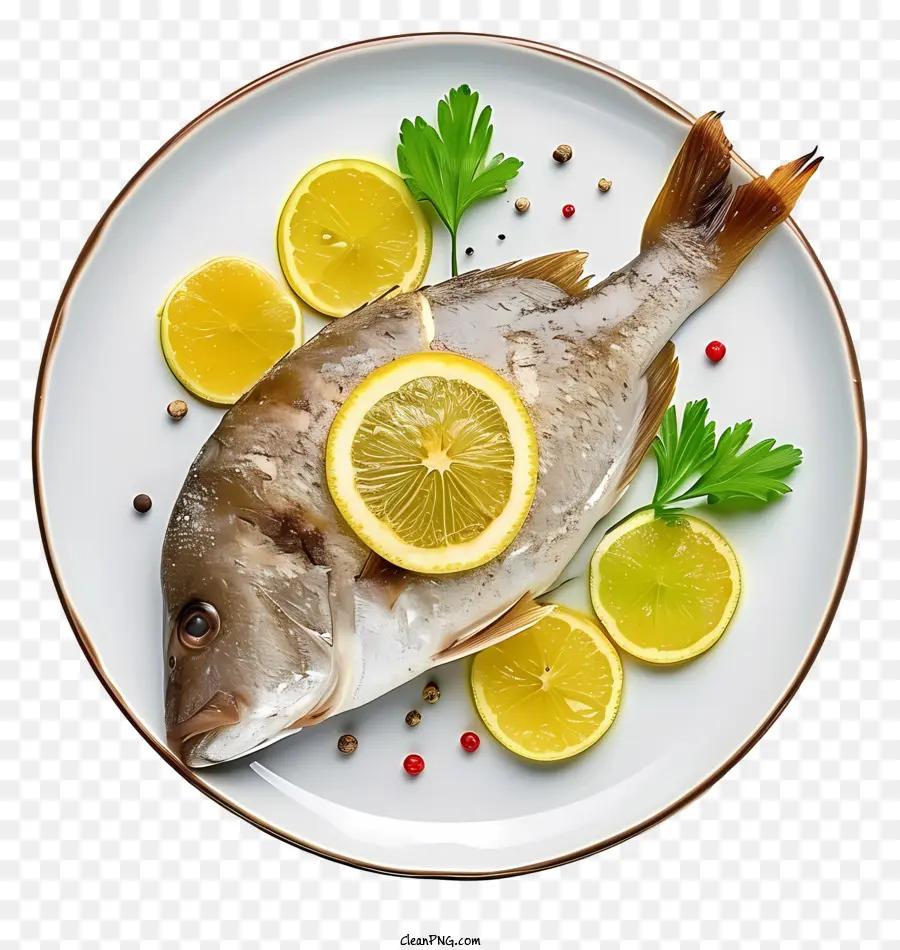 طبق السمك المسطح，الأسماك الطازجة PNG