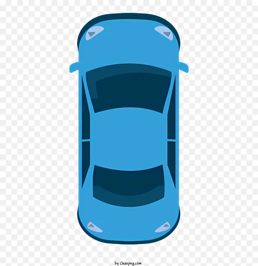 سيارة الكرتون，سيارة زرقاء PNG