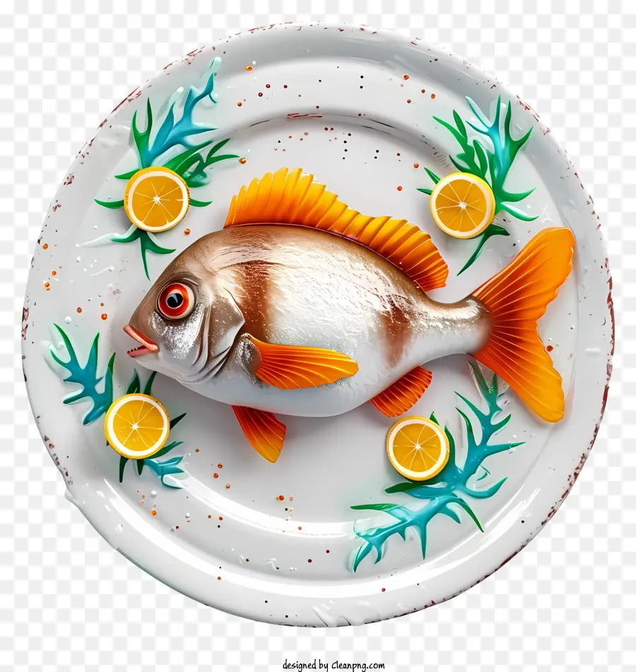 طبق سمكة الكرتون，الأسماك PNG