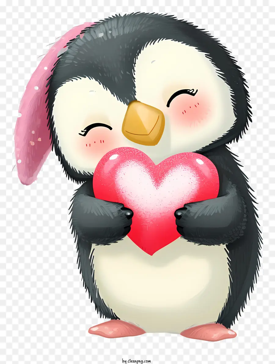 عيد الحب أيقونة，الكرتون البطريق PNG