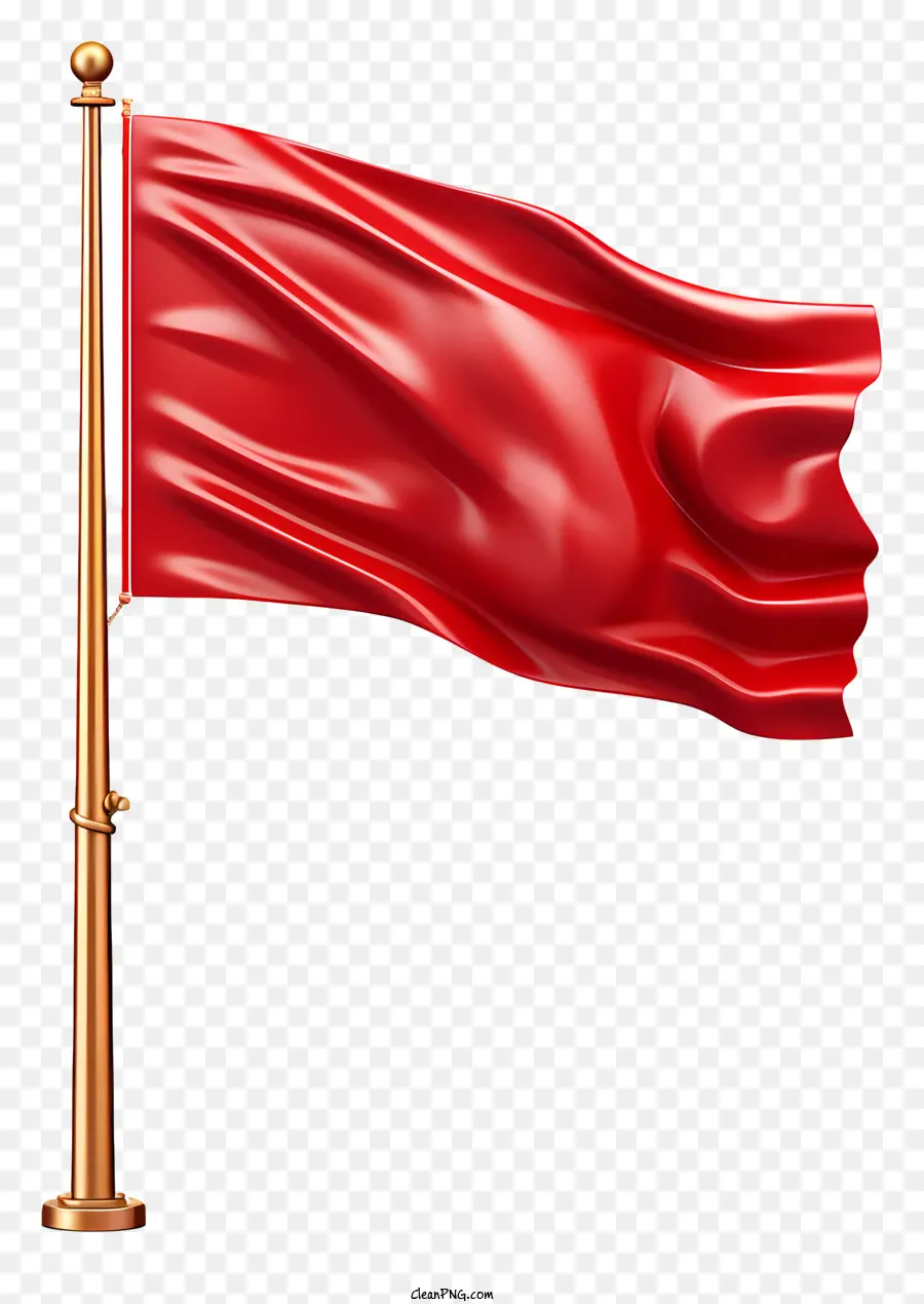 العلم الأحمر المسطح，العلم الأحمر PNG