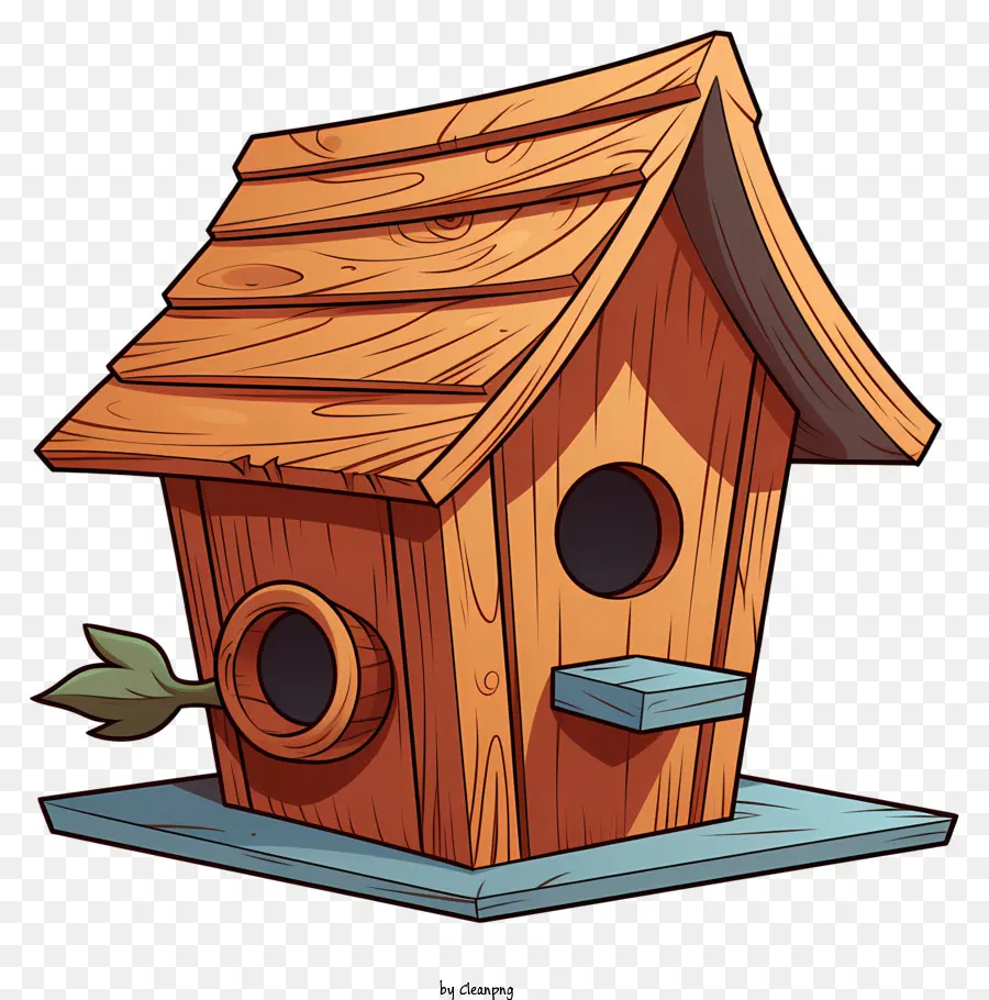 بيرد هاوس المرسومة باليد，Birdhouse خشبي PNG