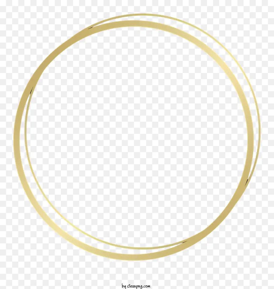 الدائرة الذهبية，إطار دائري PNG