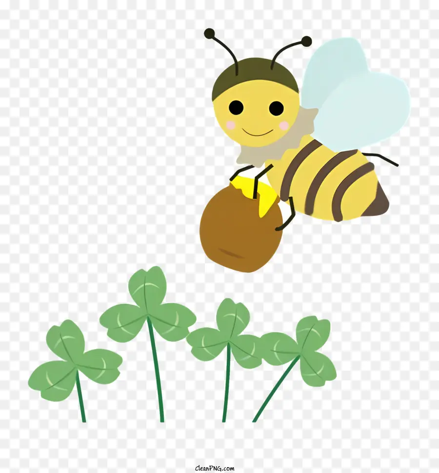 زهرة，النحل PNG