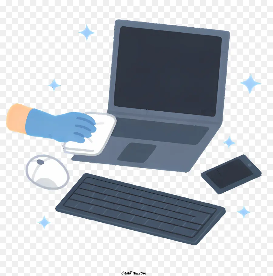 تنظيف الكمبيوتر المحمول，تنظيف لوحة المفاتيح PNG