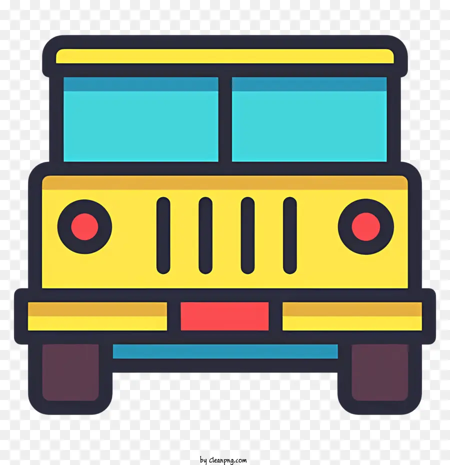 التعليم，الحافلة الصفراء PNG