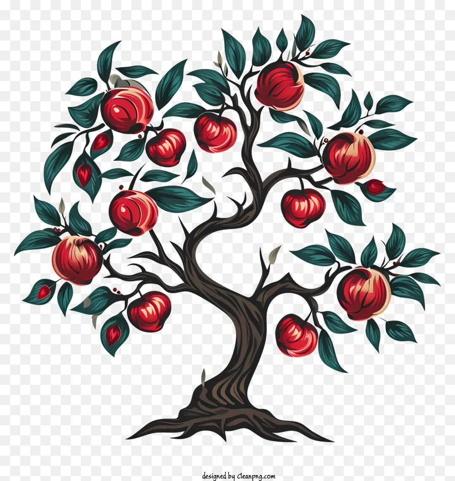 شجرة，التفاح PNG