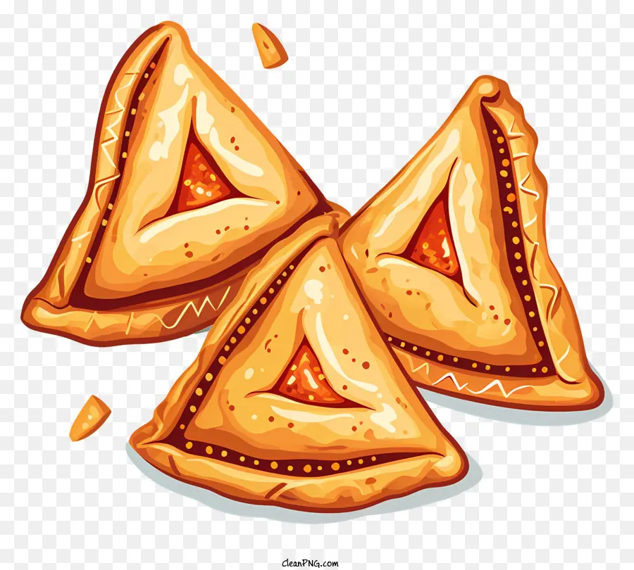 Purim Hamantaschen，المعجنات الثلاثي PNG