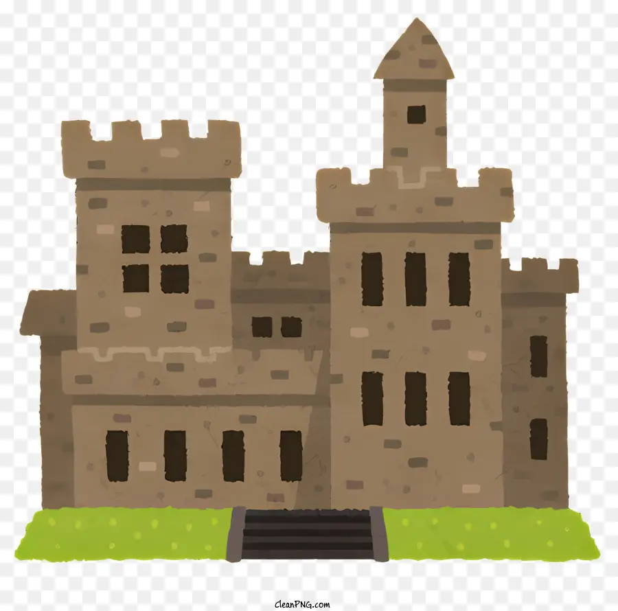 بناء，القلعة PNG