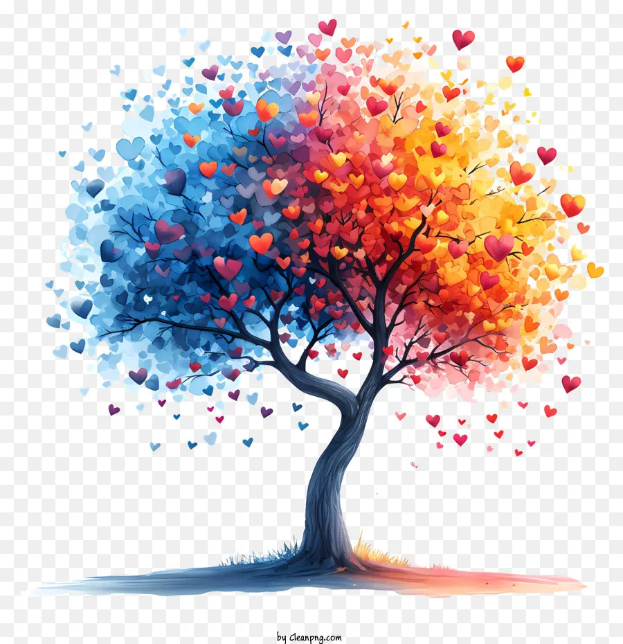 قلوب الشجرة，قلب الشجرة PNG