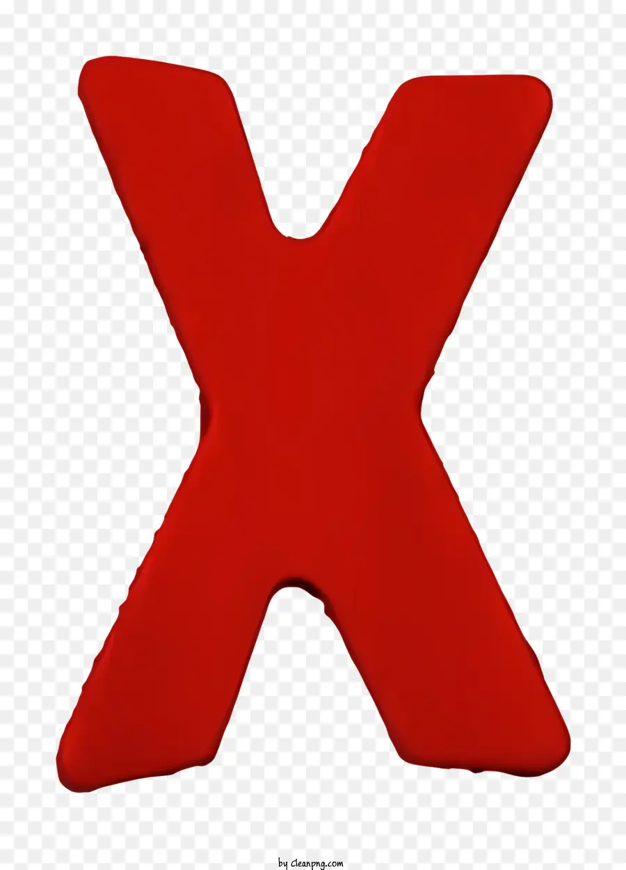 X الشعار，حمراء رسالة PNG