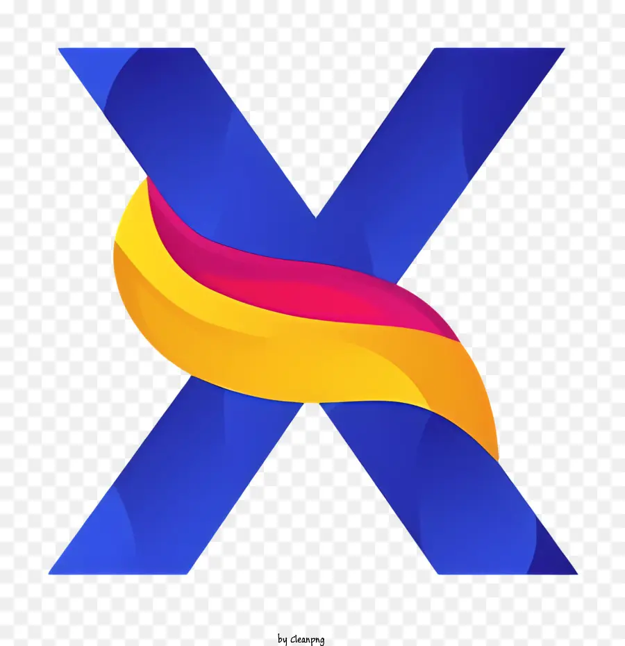 X الشعار，تصميم شعار PNG