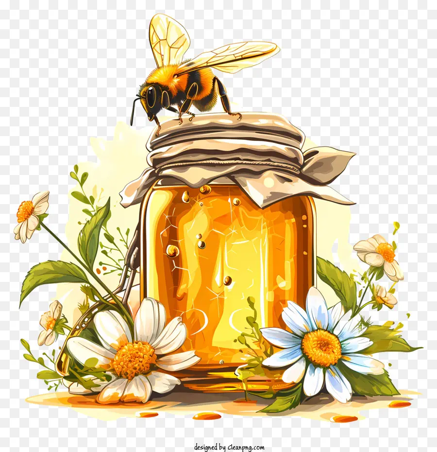 جرة زجاجية العسل，جرة العسل PNG