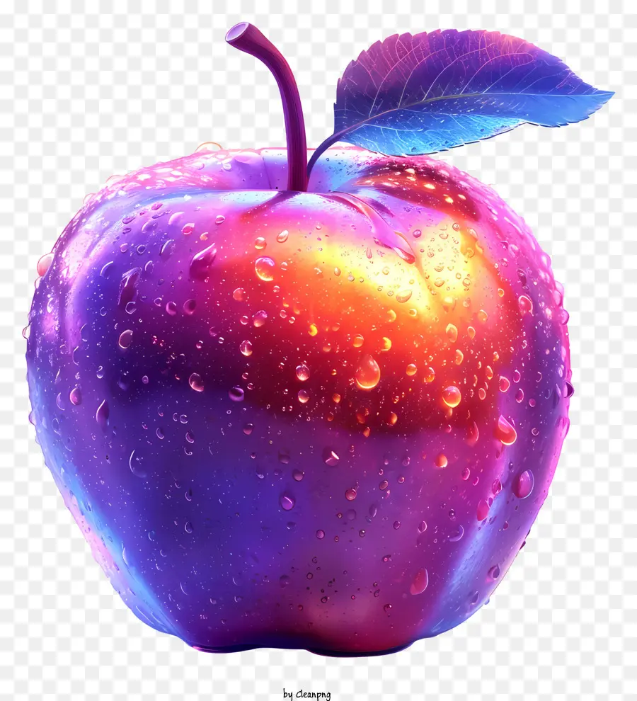 التفاح الأحمر，شرائح التفاح PNG