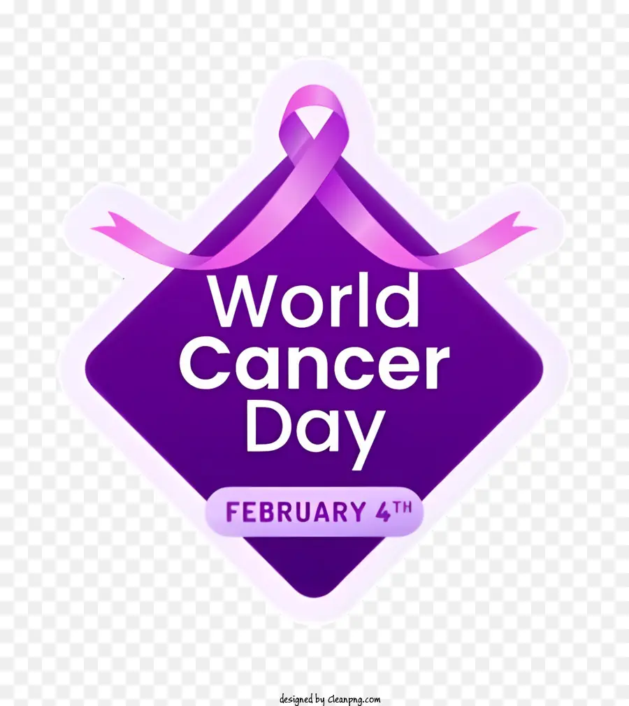 اليوم العالمي للسرطان，الشريط PNG