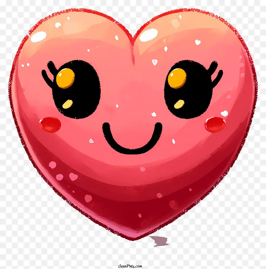 القلب الرموز التعبيرية，القلب الوردي PNG
