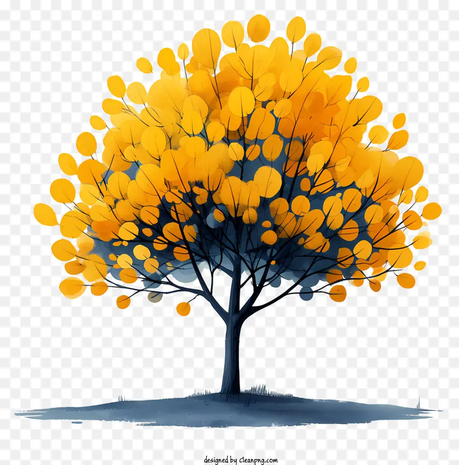 شجرة الخريف，أوراق الشجر الخريف PNG