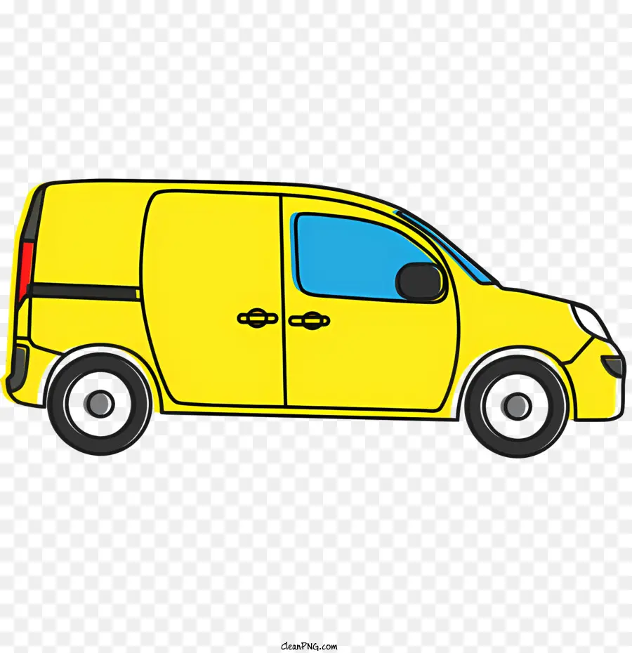 السيارة，شاحنة صفراء PNG
