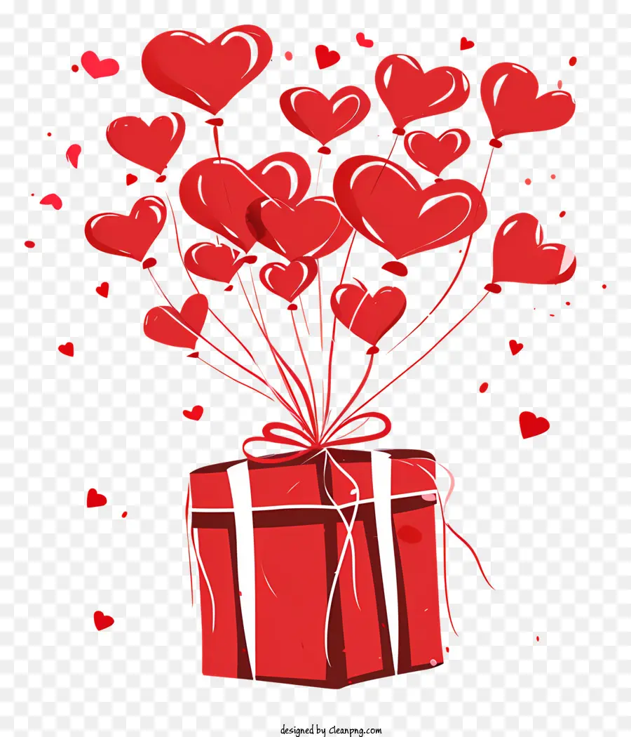 توصيل هدايا عيد الحب，هدية مربع PNG