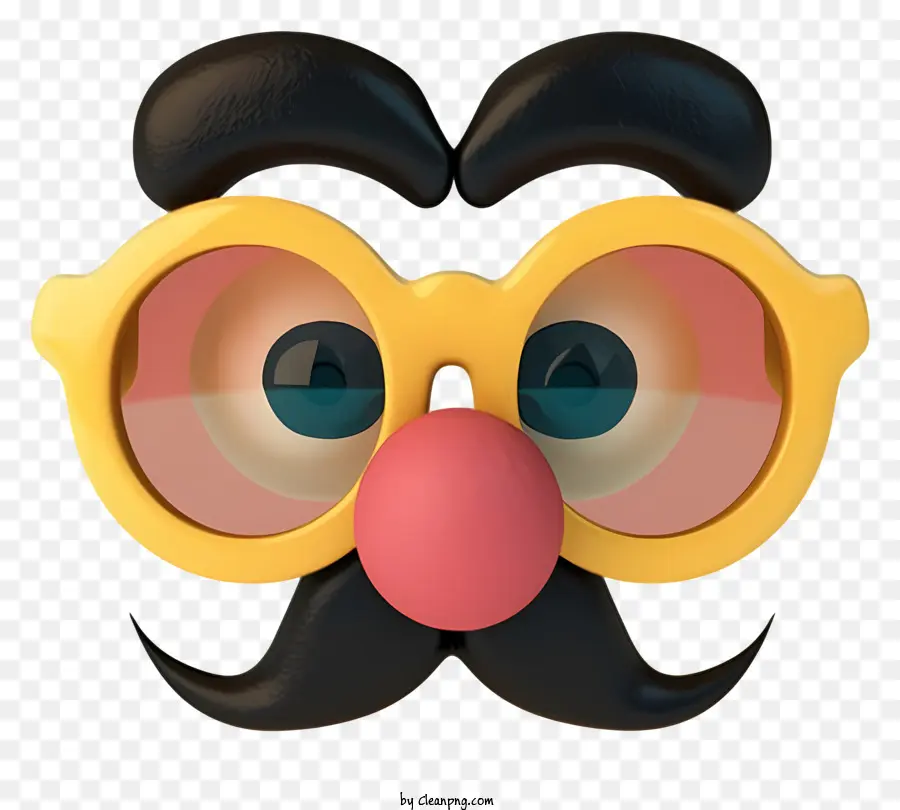 الكرتون مضحك أكواب الأنف Groucho，شخصية للرسوم المتحركة PNG