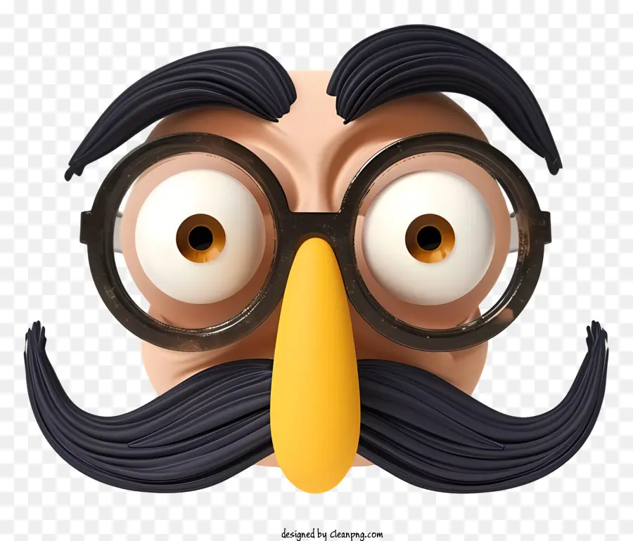 تصميمات الشخصية الابتكار，مضحك نظارات الأنف Groucho PNG