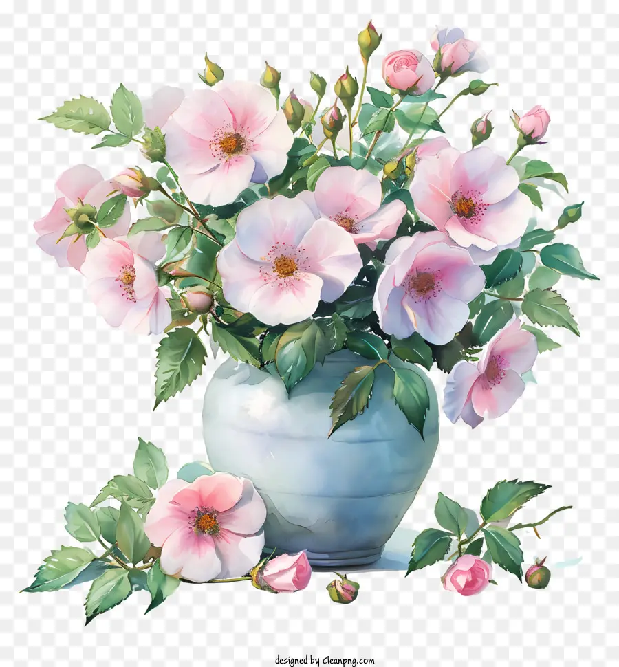 الكلب الوردة زهرة，اللوحة PNG