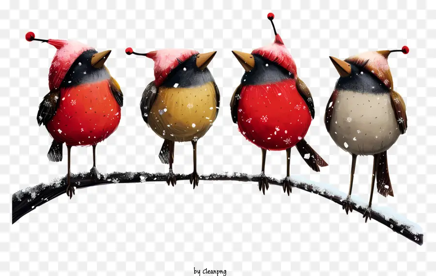الشتاء الطيور，الطيور PNG