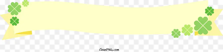 الشريط البرسيم，ورقة صفراء PNG