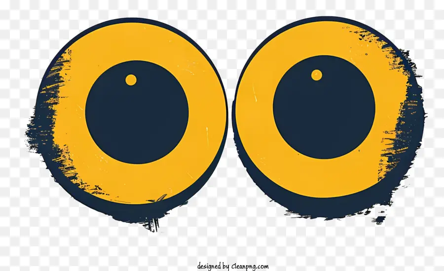 عيني，عيون صفراء وسوداء PNG