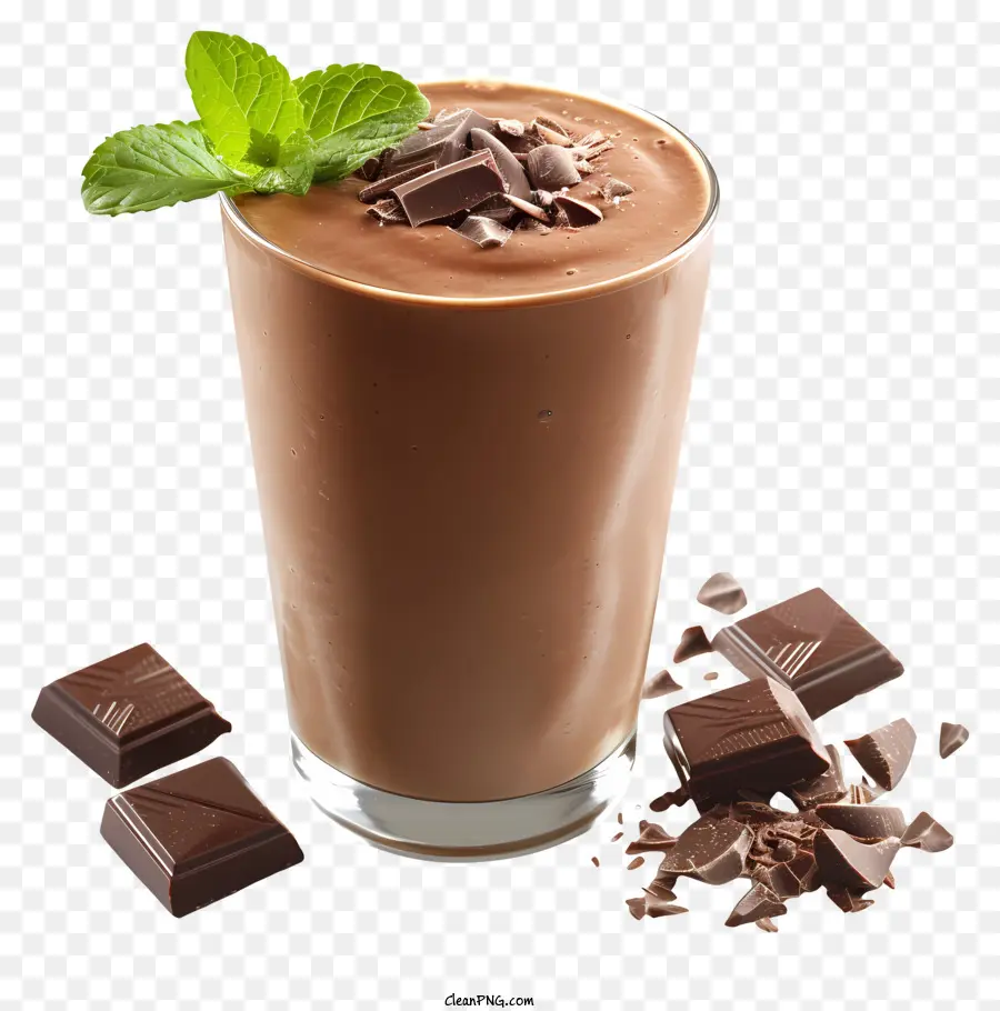 الشوكولاته بالنعناع اليوم，عصير الشوكولاته PNG