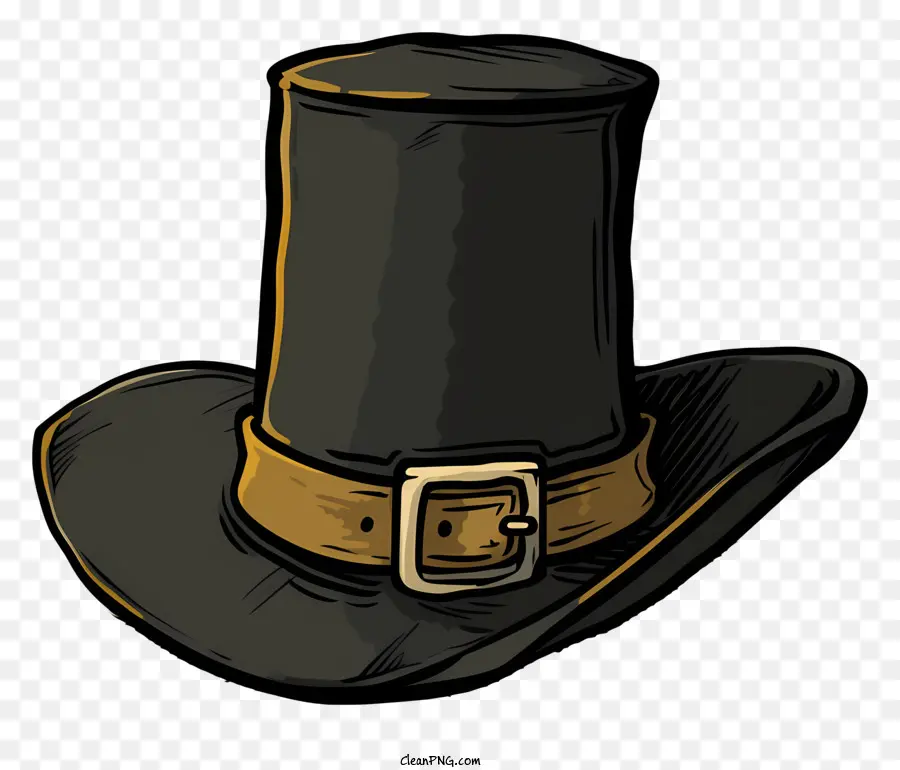 قبعة الحاج，قبعة سوداء PNG