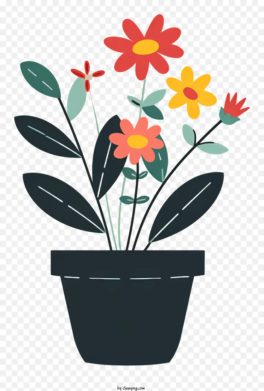 الحديث وعاء الزهور，وعاء الزهور PNG