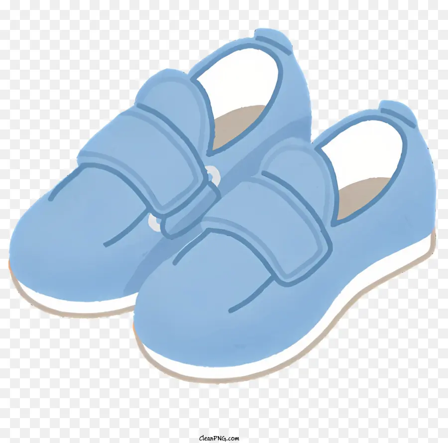 أحذية ممرضة，الأحذية الزرقاء PNG