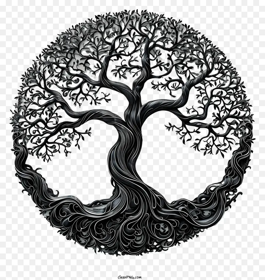 شجرة الحياة，الظلام شجرة PNG