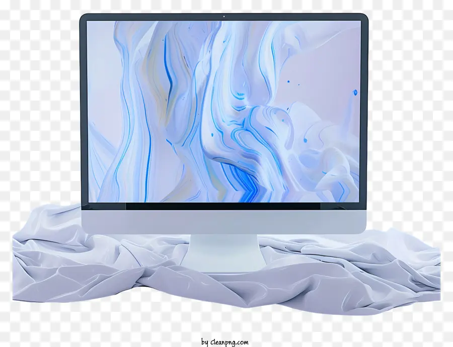 شاشة الكمبيوتر，منشفة بيضاء PNG