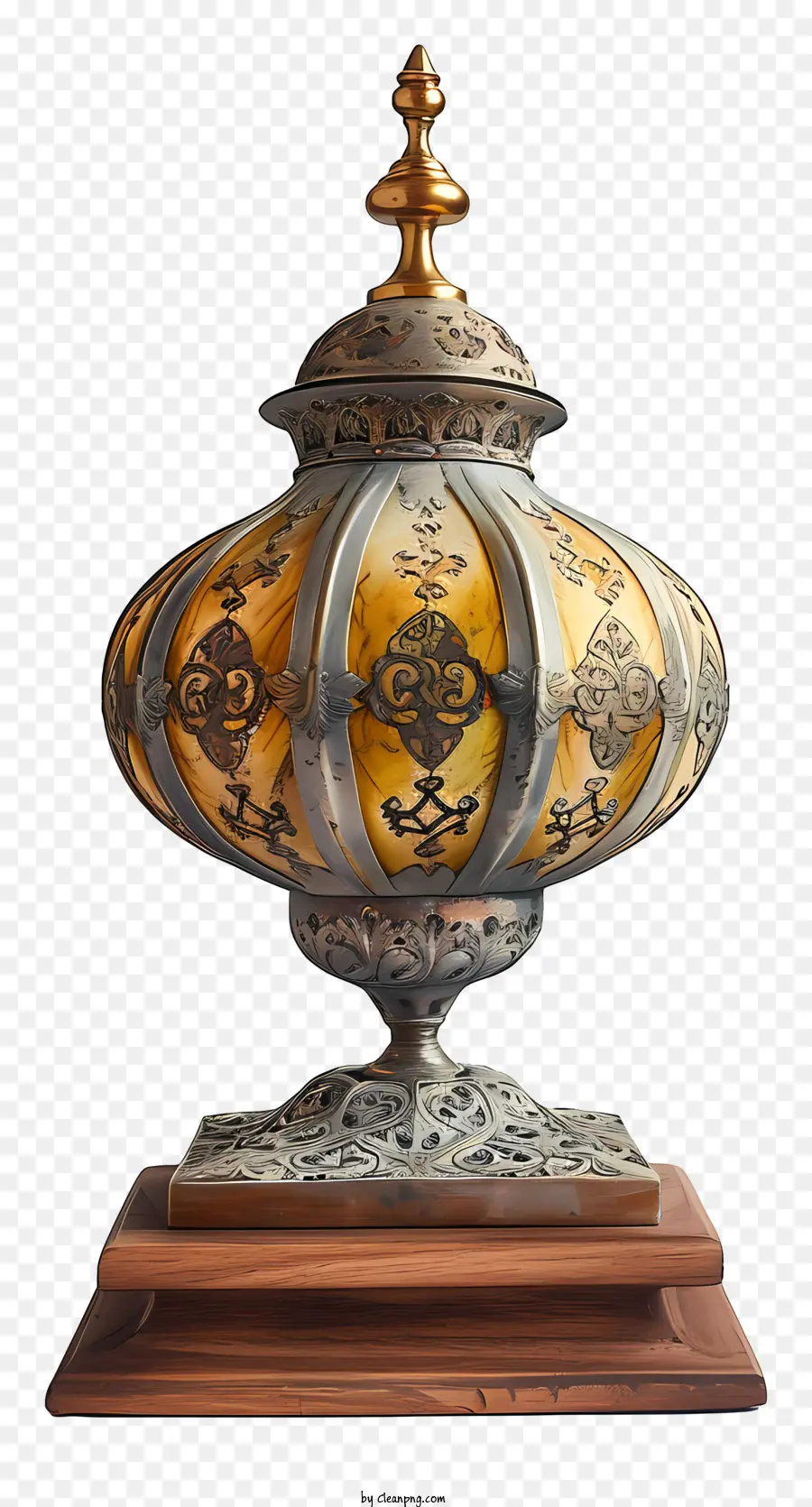 المصباح الإسلامي，كائن ذهبي PNG