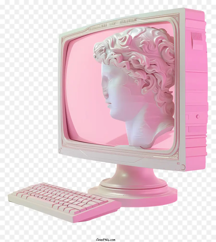 شاشة الكمبيوتر，تلطيف وردي PNG