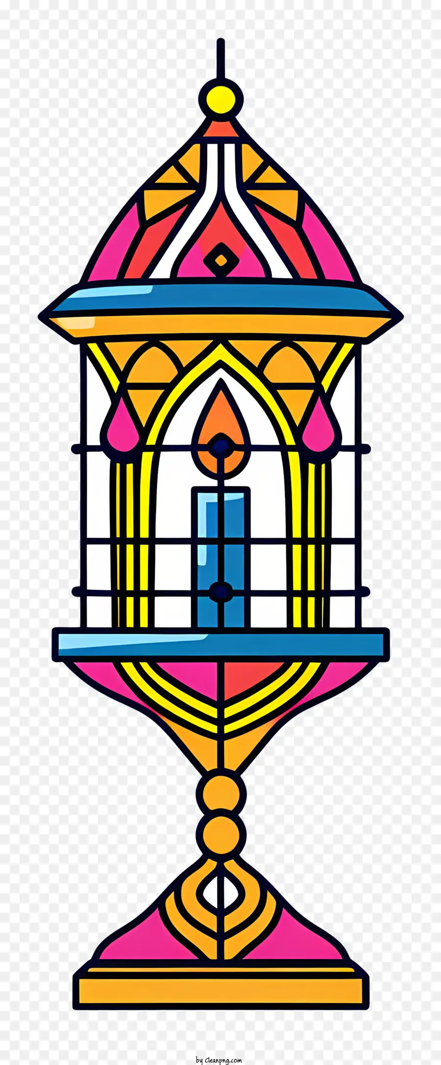 المصباح الإسلامي，القبة الزجاجية PNG