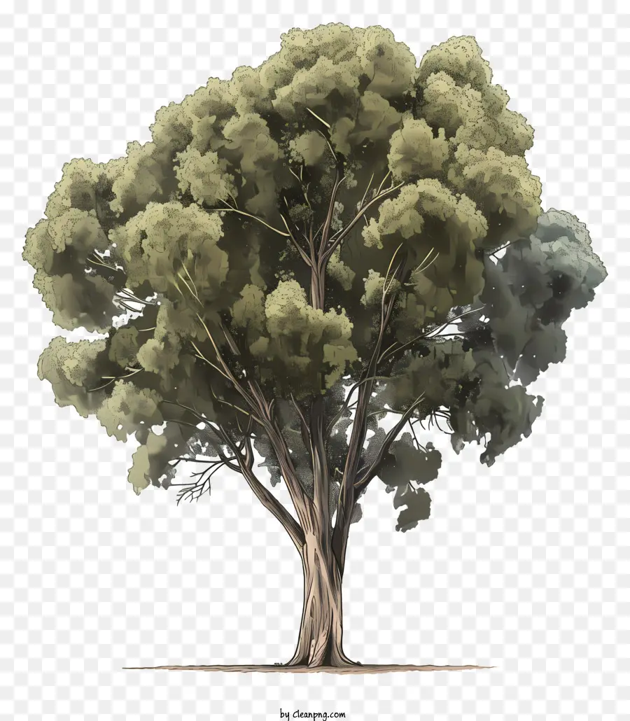 شجرة，جذع كبير PNG