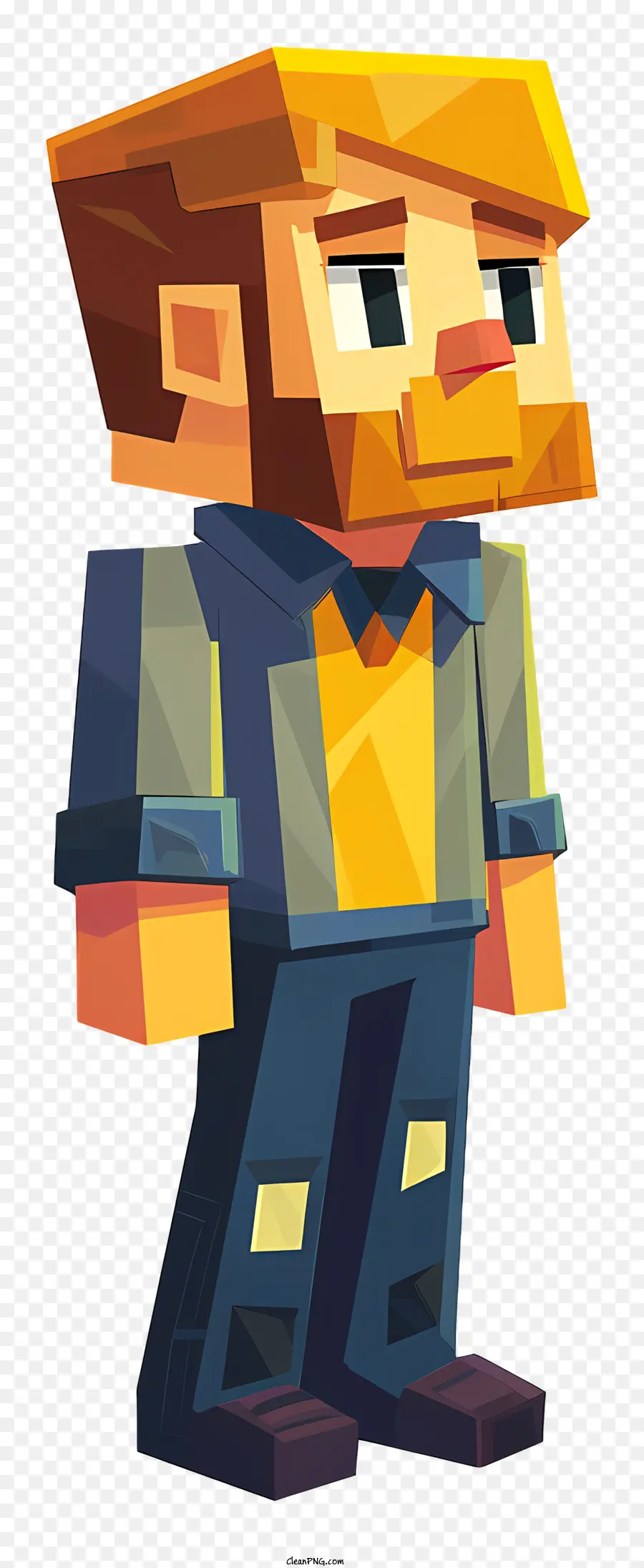 Minecraft，شخصية بكسل PNG