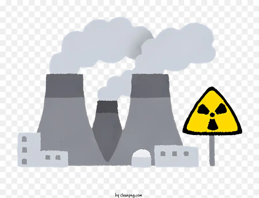 محطة الطاقة النووية，Smokestacks PNG