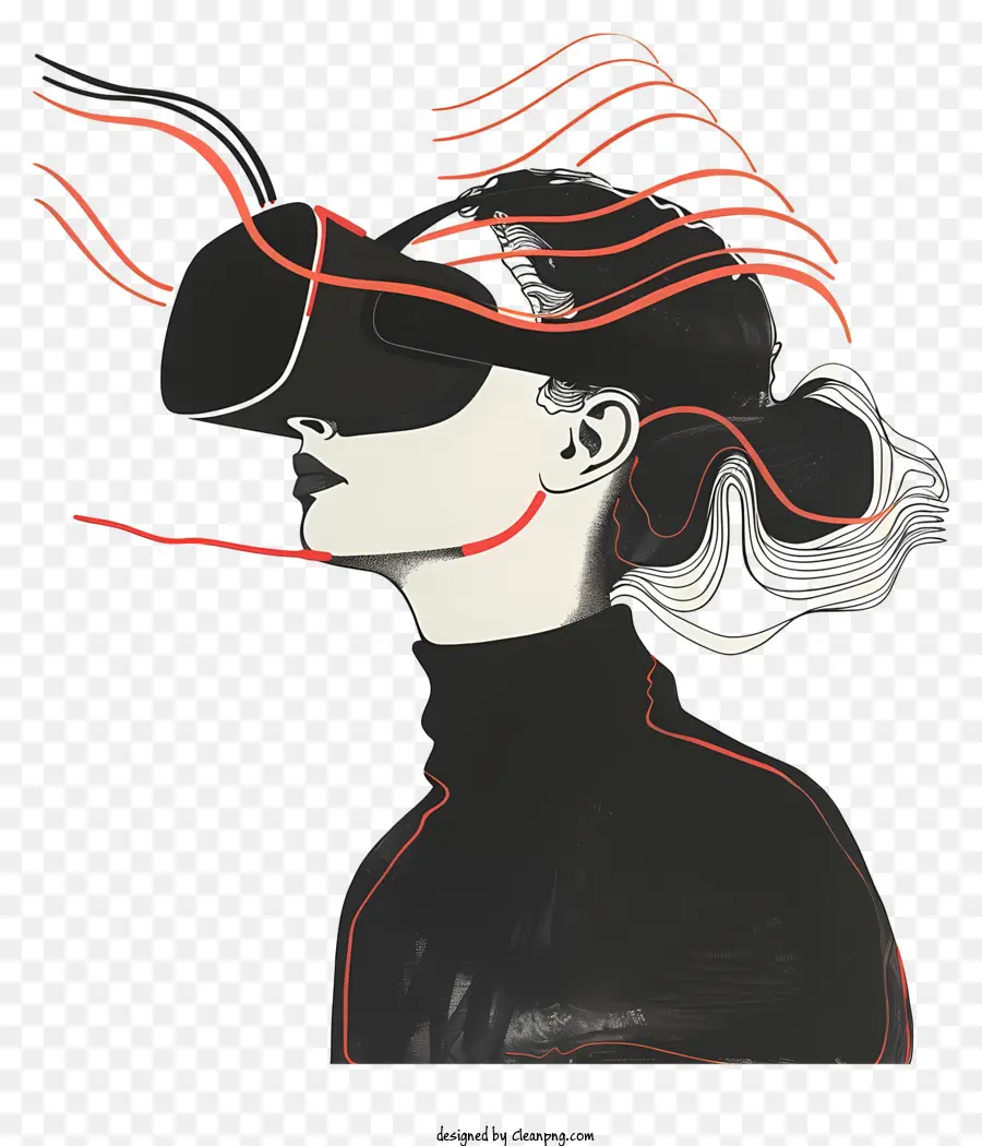 الواقع الافتراضي，نظارات الواقع الافتراضي PNG