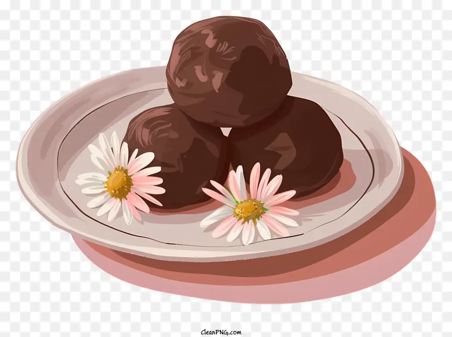 لدو，كرة مغطاة بالشوكولاتة PNG