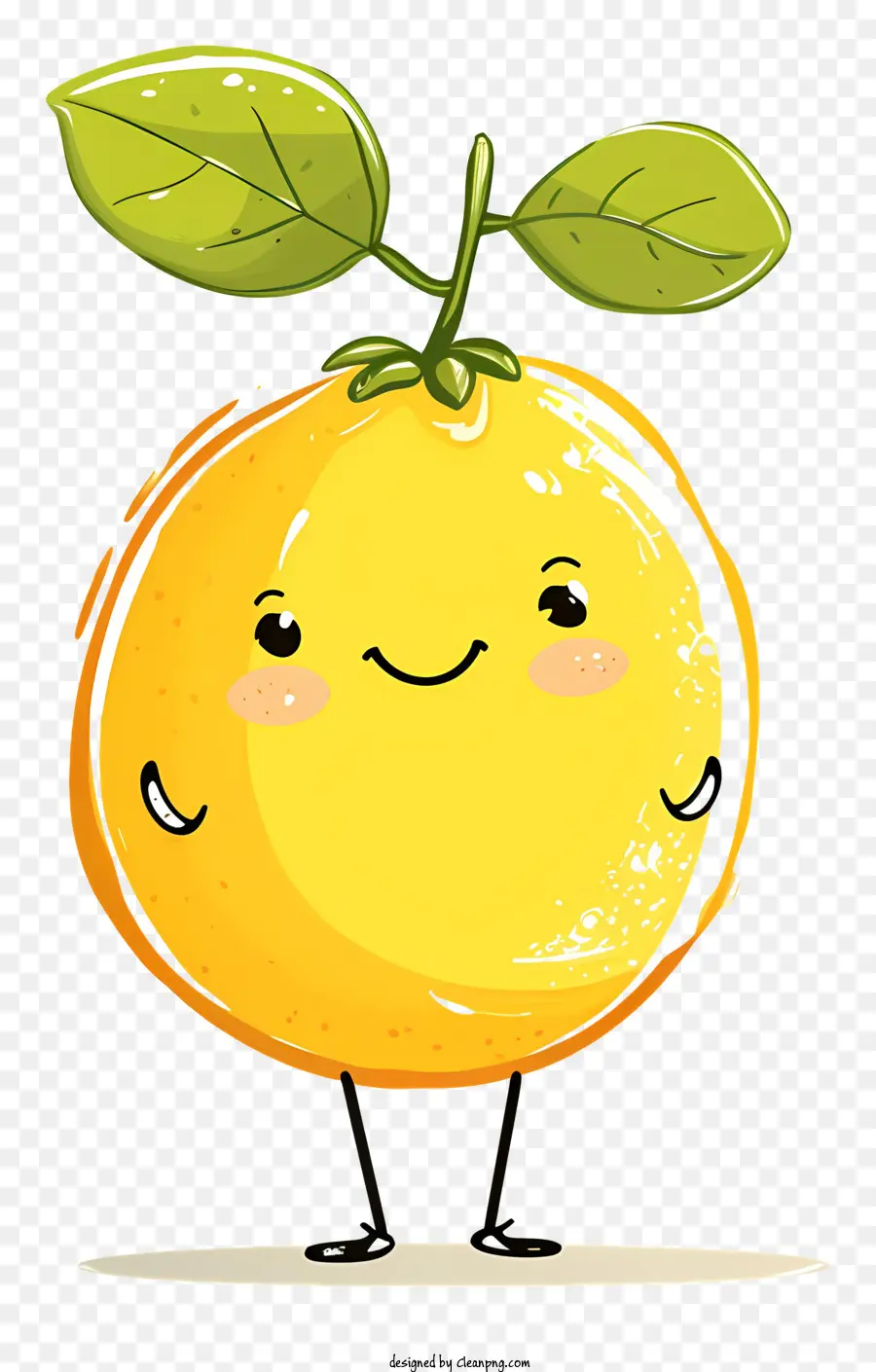 الكرتون الليمون，توضيح لطيف PNG