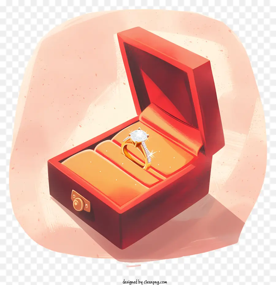 خاتم الماس，صندوق المجوهرات PNG