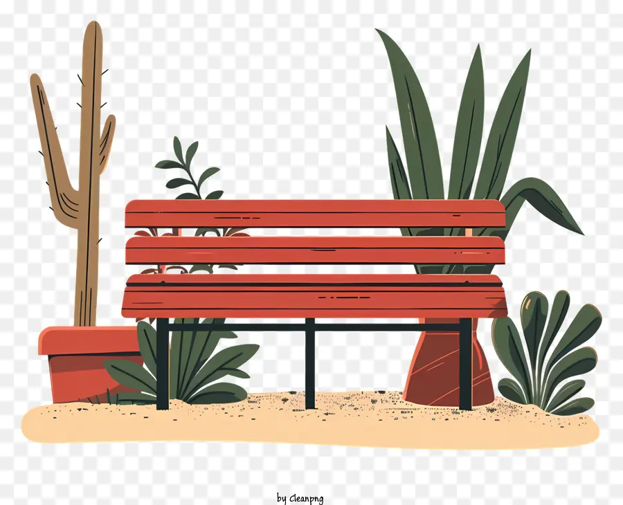 حديقة مقاعد البدلاء，مقعد خشبي PNG