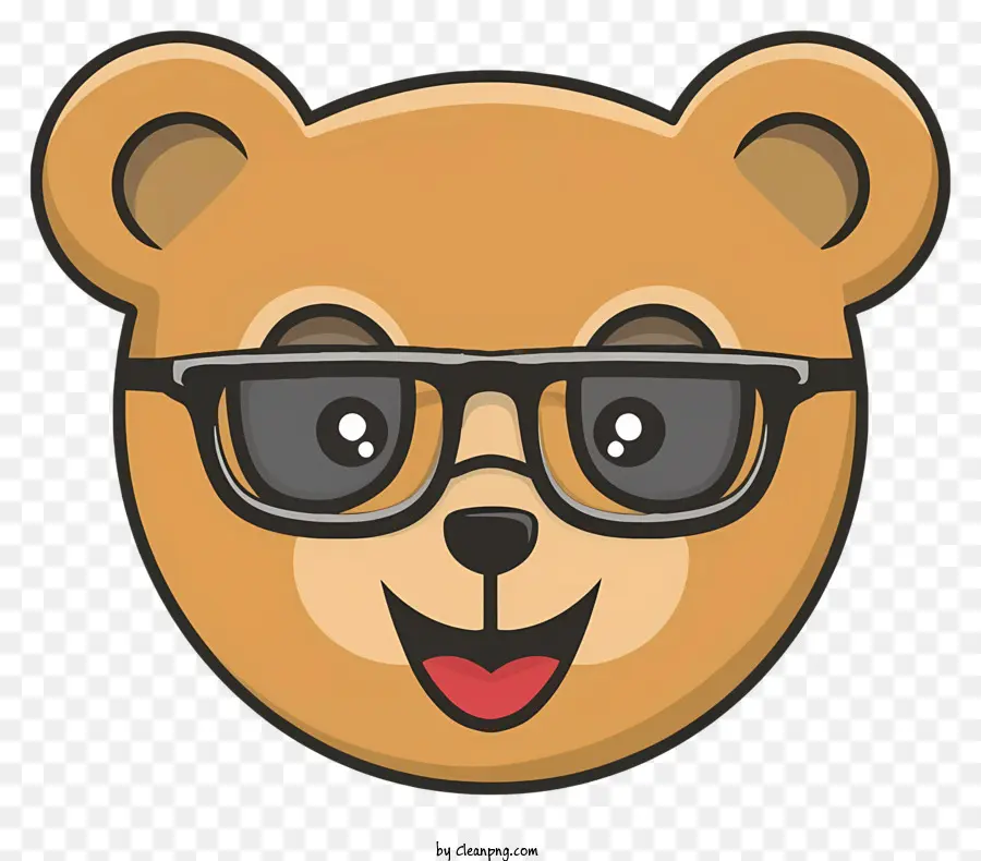 الدب，نظارات PNG