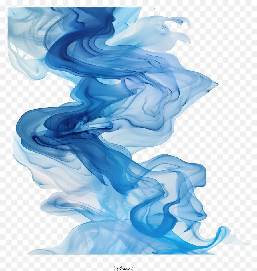 الدخان الأزرق，لوحة الموجة PNG