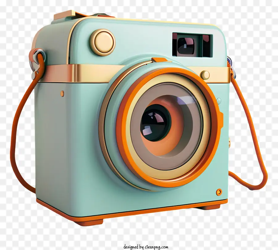 الكاميرا الفورية，كاميرا برتقالية PNG