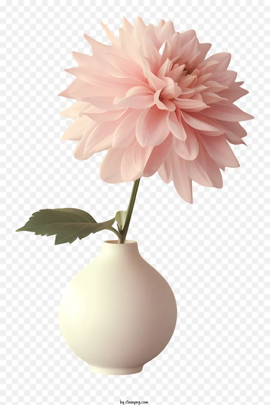 إناء，زهرة الوردي PNG